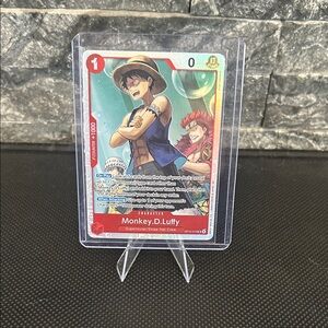 One Piece Monkey D. Luffy OP14-013 SR The Azure Sea’s Seven M/NM